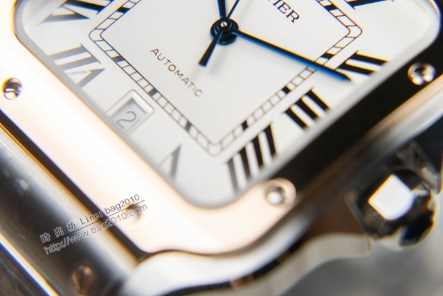 卡地亞專櫃爆款手錶 Cartier經典款Santos山度士系列 卡地亞複刻品女裝腕表  gjs1776
